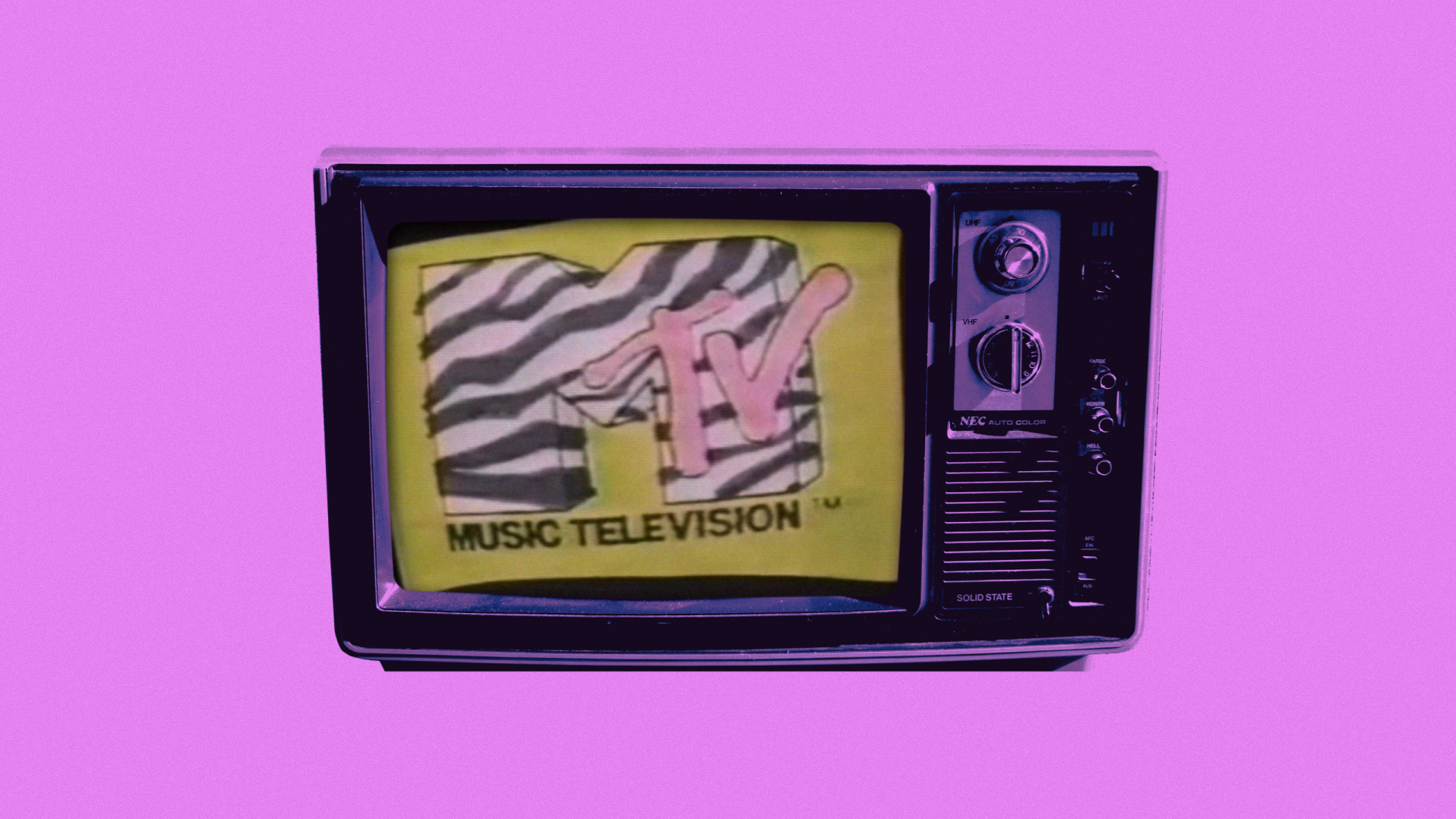 MTV 80's Music Television Retro T-Shirt - Short Sleeve, Crew Neck (JERZEES/Gildan)