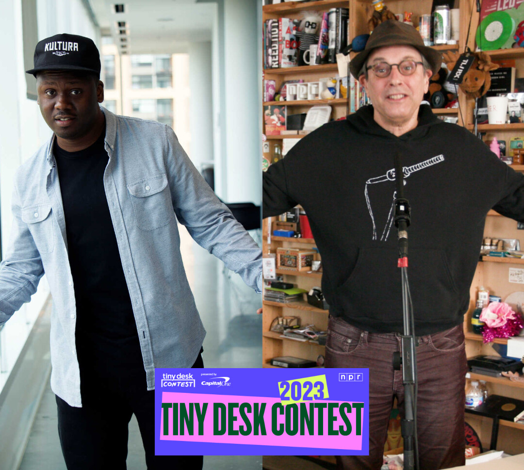 Bobby Carter and Bob Boilen of the Tiny Desk