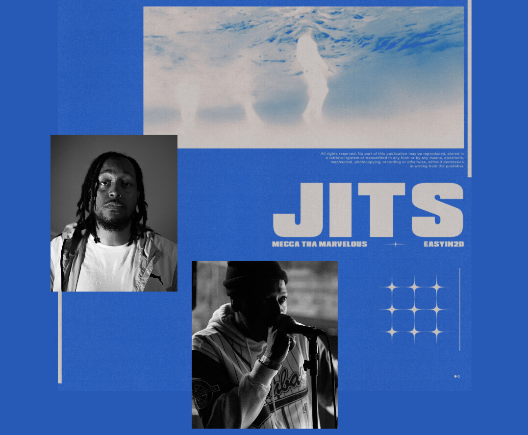 JITS cover art and press photos of Mecca Tha Marvelous and EASYin2D