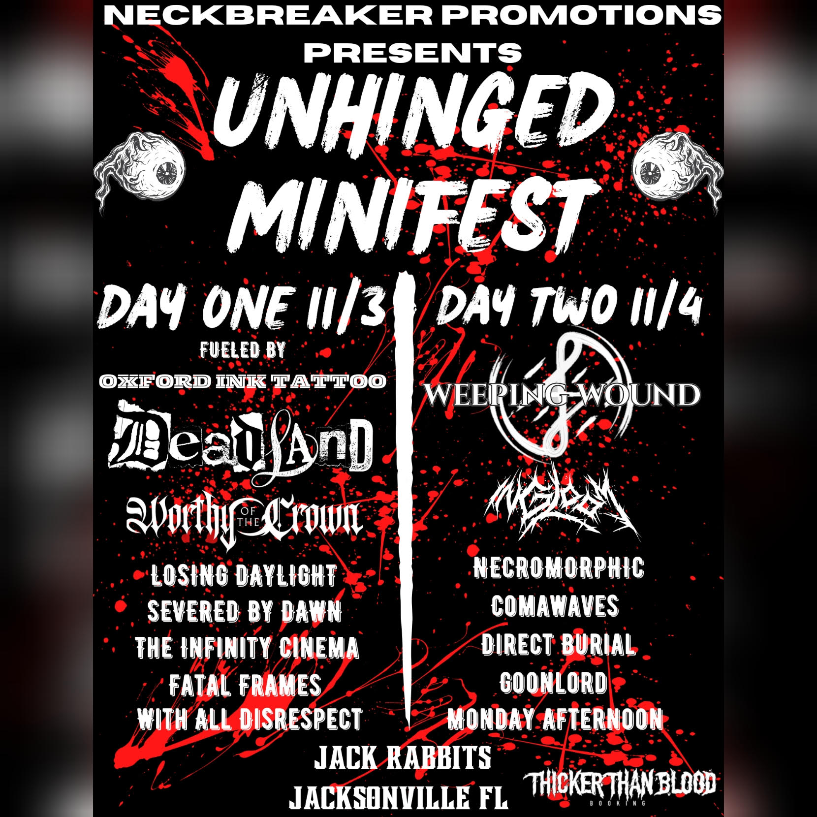 Unhinged Minifest Day One