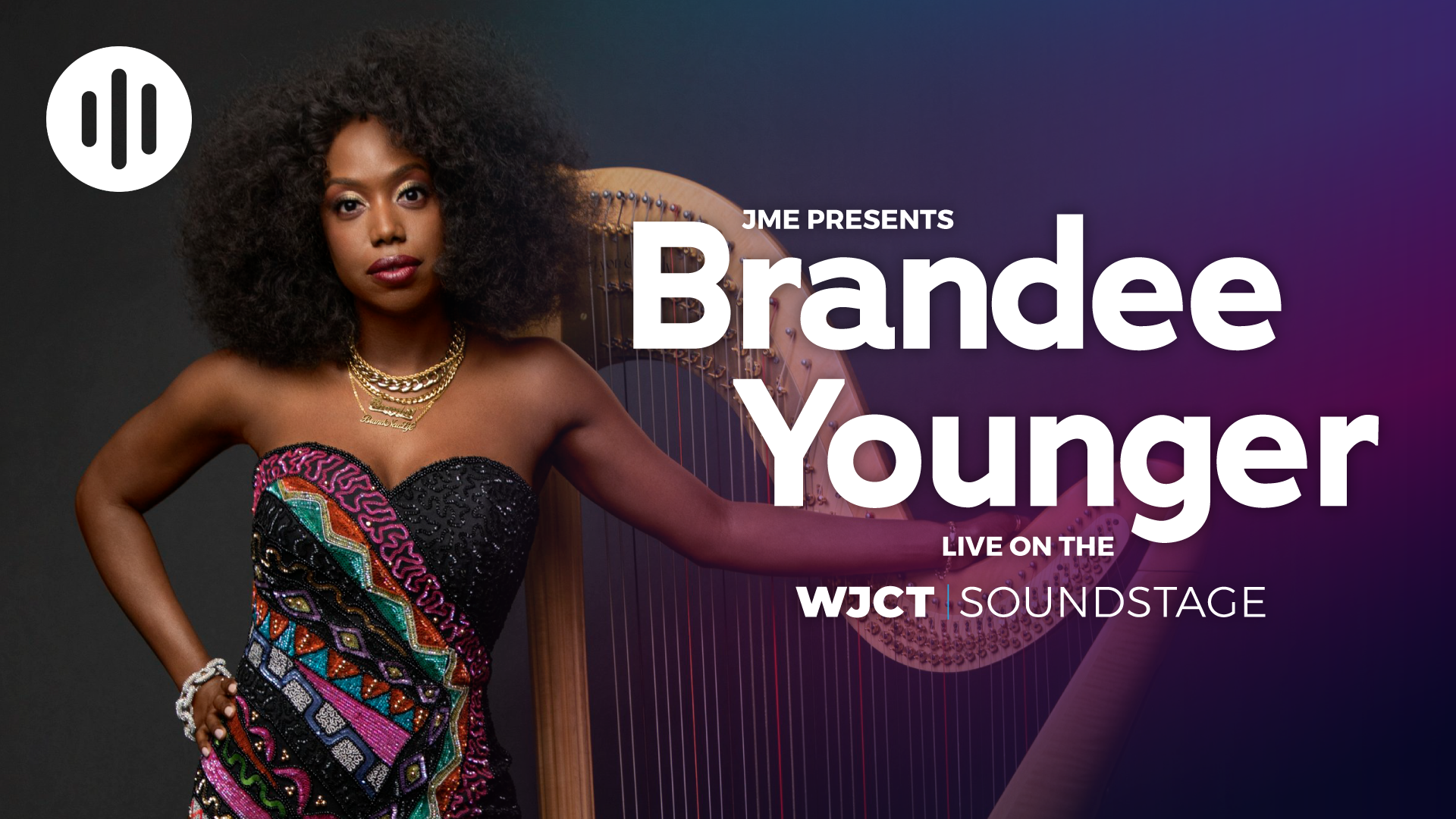 Featured image for “JME Presents | Brandee Younger on the WJCT Soundstage”