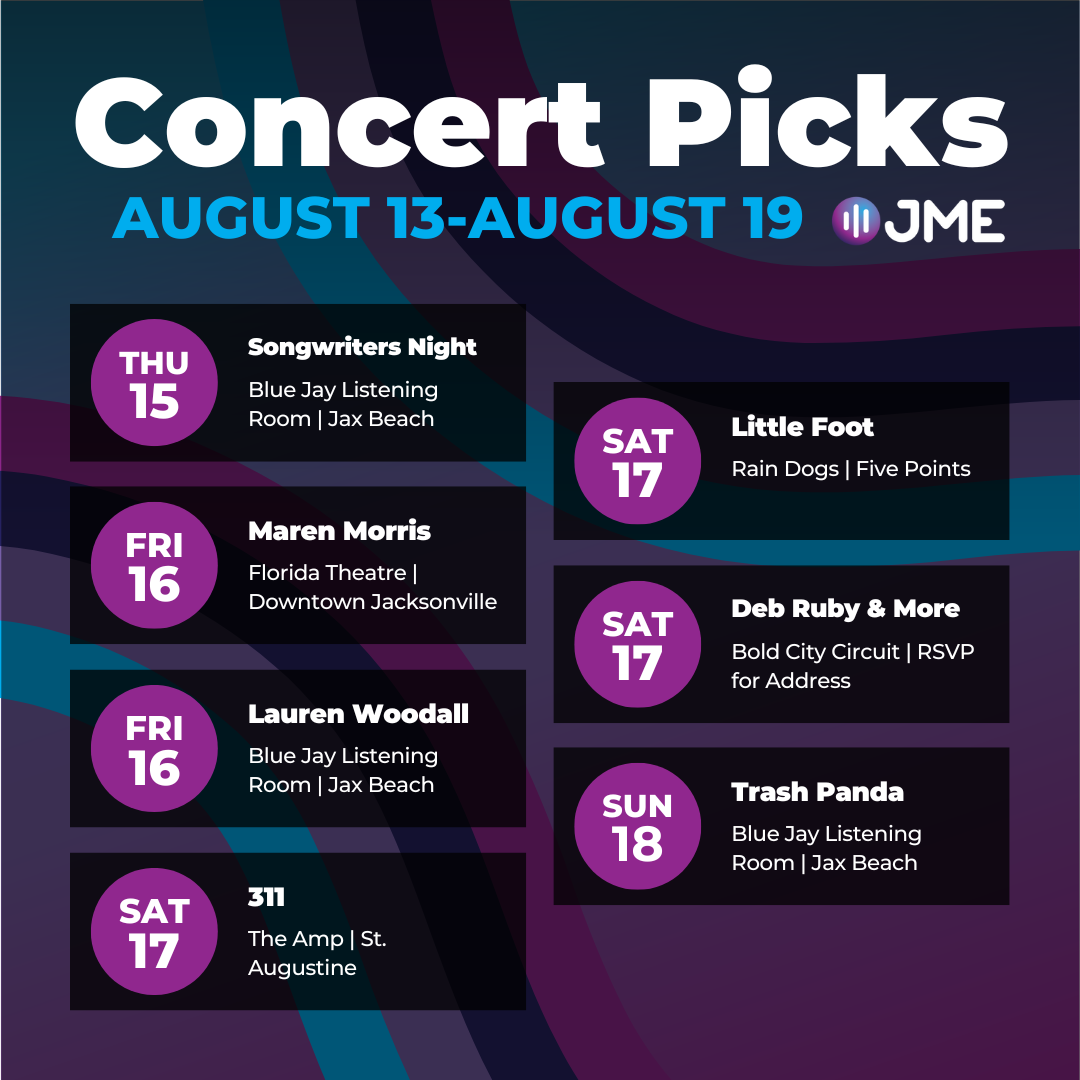 Featured image for “Concert Picks | August 13-19”