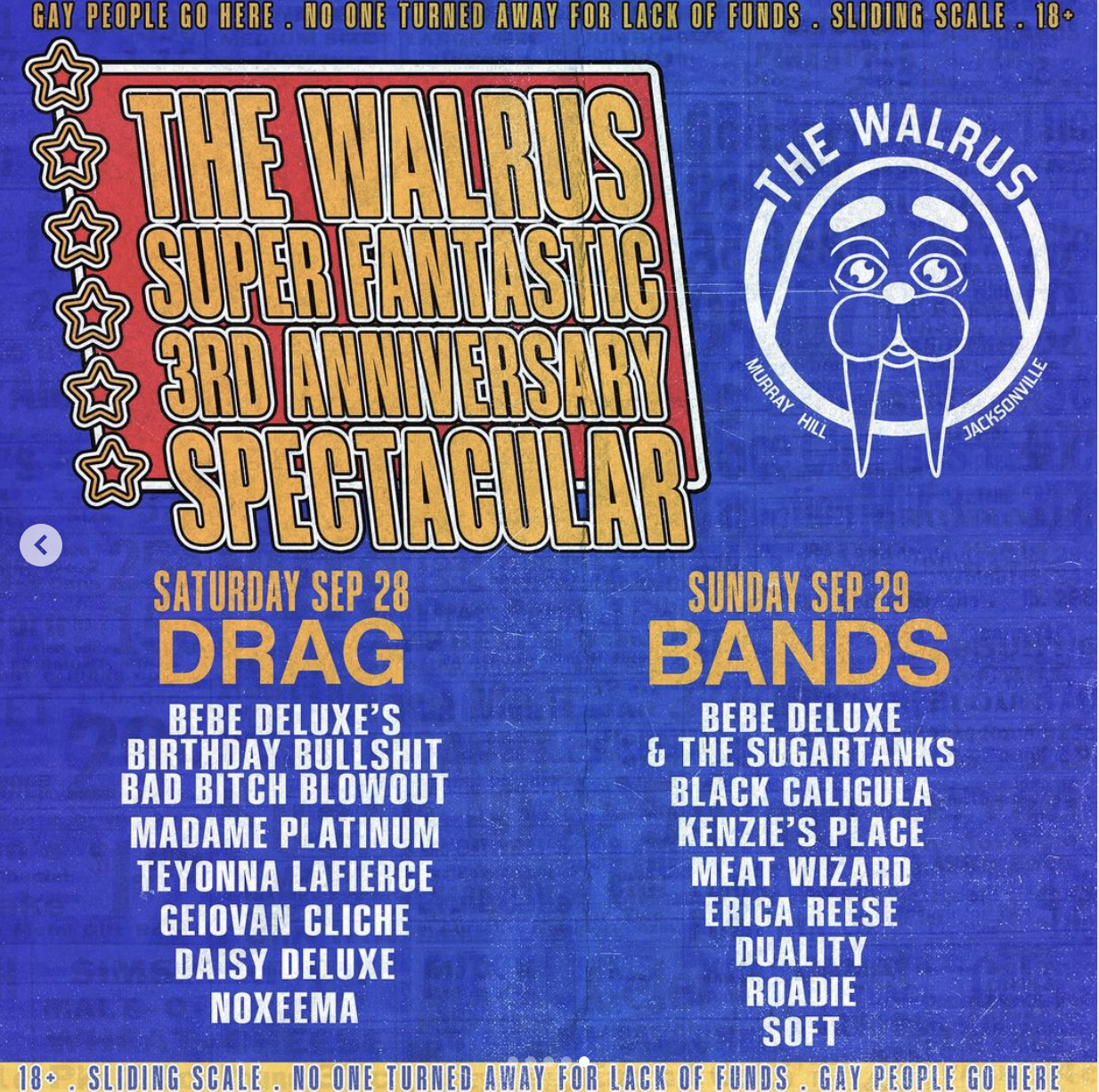 The Walrus Third Anniversary