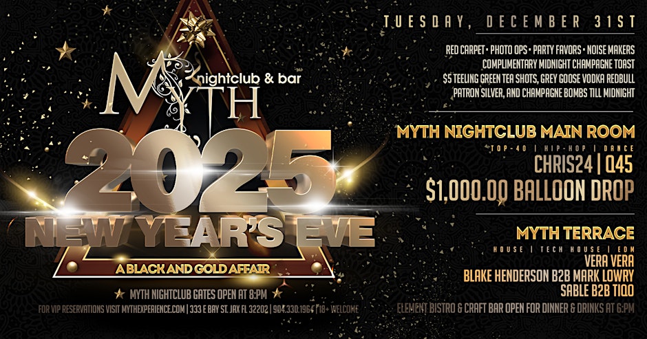 New Year's Eve at Myth Nightclub